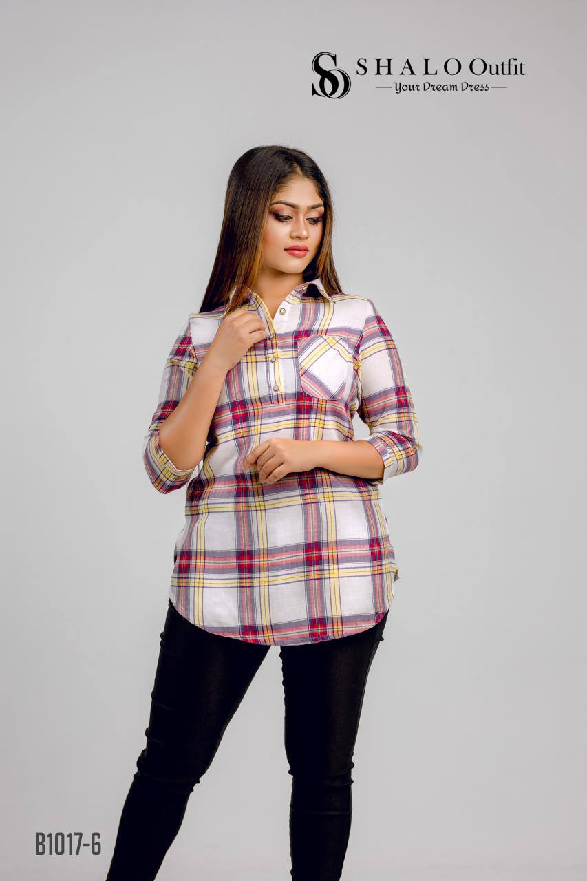 Ladies check Blouses (S2)
