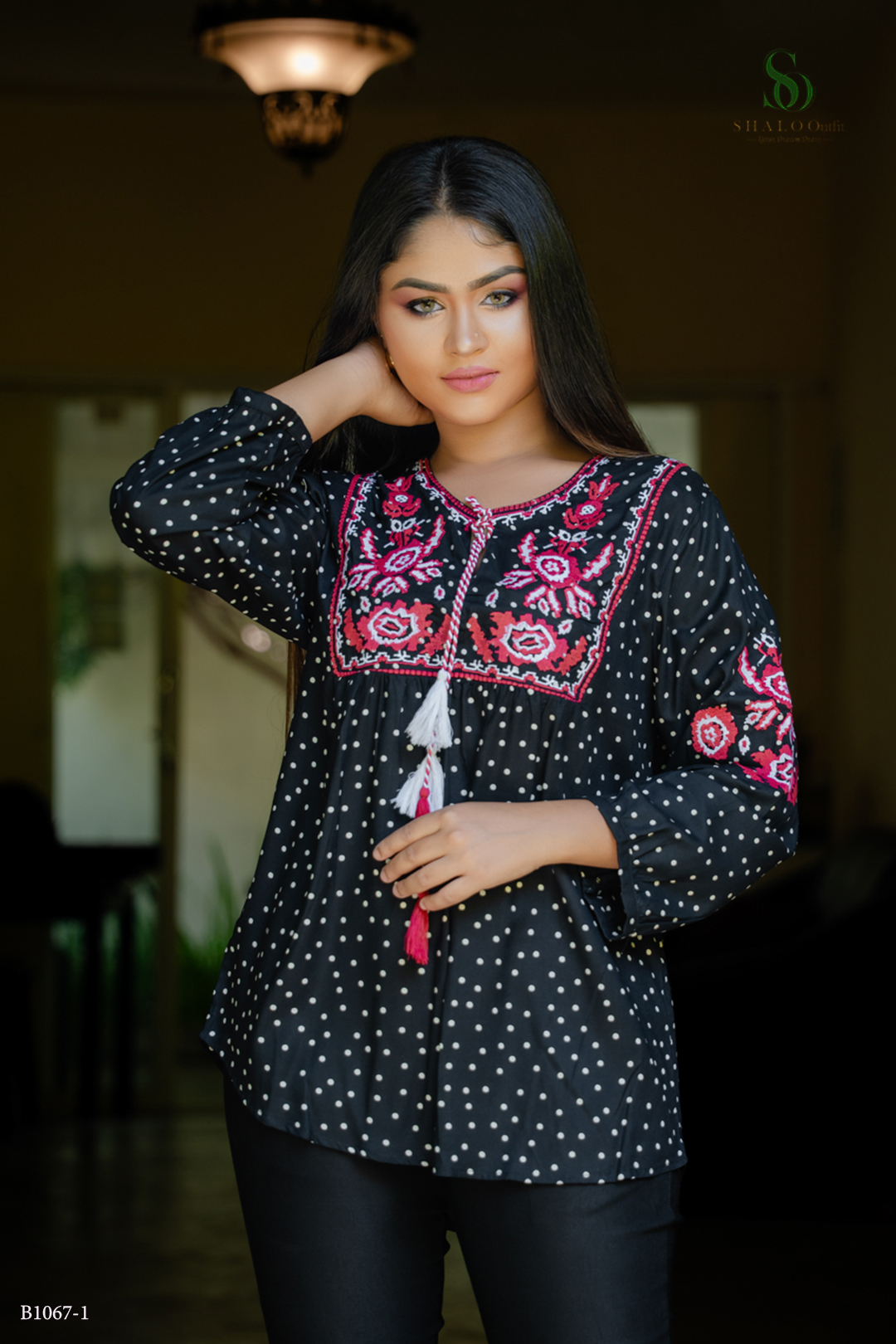 Embroidery Soft Cotton Blouse